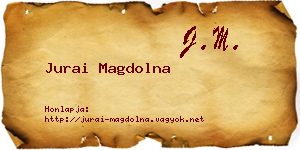 Jurai Magdolna névjegykártya